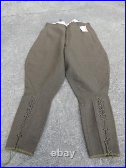 FRANCE 40 Pantalon Culotte Francaise Sous Officier avec Etiquette de Stockage
