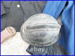 FRANCE 40 Tenue Vareuse Culotte Sacoche Baudrier Kepi Gendarme Gendarmerie 1940