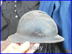 FRANCE 40 Tenue Vareuse Culotte Sacoche Baudrier Kepi Gendarme Gendarmerie 1940