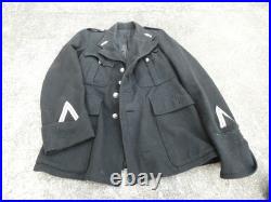 FRANCE 40 Tenue Vareuse Culotte Sacoche Baudrier Kepi Gendarme Gendarmerie 1940