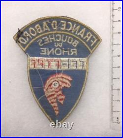 FRANCE RÉSISTANCE Insigne FRANC TIREUR PARTISAN FRANCE D'ABORD B. D. R. FFI-FTPF