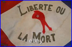 Fanion Francs Tireurs Partisans-section De Lay Saint Christophe-resistance Ftpf