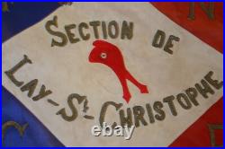 Fanion Francs Tireurs Partisans-section De Lay Saint Christophe-resistance Ftpf