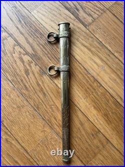 Fourreau et son amie militaria