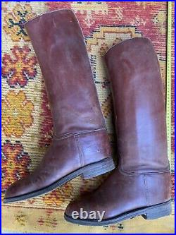 Français Cuir Cavalerie Bottes vers 1930