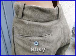 France 39-45 Ww2 2° Gm Pantalon De Golf Troupe