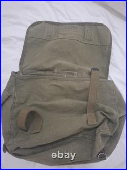 GI musette m36 US toile kaki U. S. Daté 1945 WW2 liberation libe
