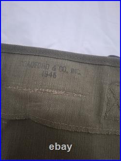 GI musette m36 US toile kaki U. S. Daté 1945 WW2 liberation libe