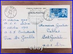 Gautier à Port Gentil 1942 Gabon Vive de Gaulle Brazzaville Guerre 1939/45