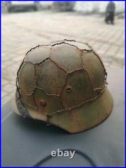 German helmet ww2 Camp