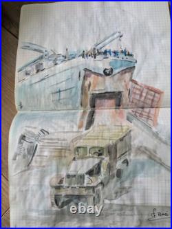 Gilles Bré Journal De Guerre Débarquement de Provence (1944)Ouvre unique