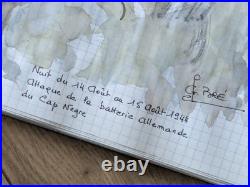 Gilles Bré Journal De Guerre Débarquement de Provence (1944)Ouvre unique