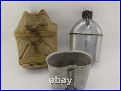 Gourde complète housse renforcée 1942 ORIGINAL US ARMY WWII WW2