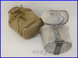Gourde complète housse renforcée 1942 ORIGINAL US ARMY WWII WW2