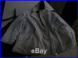 Grenier Parka blouse veste allemande grise et blanche WW2 pas casque Wendejacke