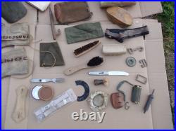Gros Lot Militaria Divers A Identifier WW1 WW2 Francais Allemand Anglais US