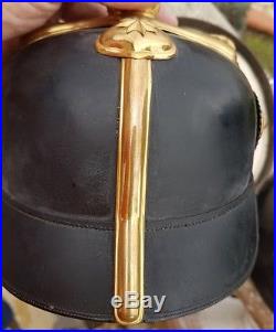 Haarbusch-pickelhaube-casque a pointe-plumet-parade-allemand guerre-1870-prusse