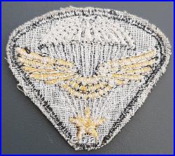 Insigne 1° RCP Algérie 1943 Brevet Parachutiste Infanterie de l'Air ORIGINAL