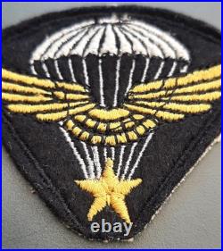 Insigne 1° RCP Algérie 1943 Brevet Parachutiste Infanterie de l'Air ORIGINAL