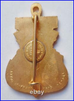 Insigne 6° RIC BRETAGNE 1939/40 Régiment Infanterie Coloniale AB dép. ORIGINAL