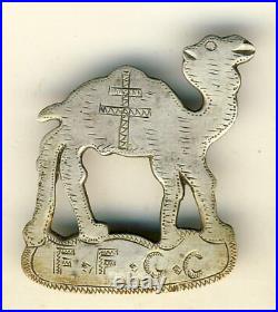 Insigne France Libre Free French Camel Corps numéroté