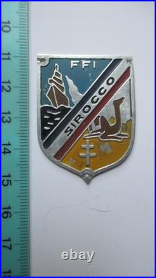 Insigne Maquis F. F. I SIROCCO résistance guerre 39-45 Insigne Maquis F. F. I SIROCCO résistance guerre 39-45