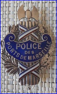 Insigne Vichy Occupation Police Des Ports De Marseille Rare Patate gendarmerie