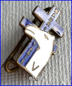 Insigne de boutonnière volontaires FFL de Mauritanie