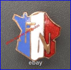 Insigne émail FFI Résistance Cadre FN Front National 1944 Communisme Leader