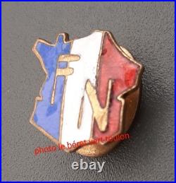 Insigne émail FFI Résistance Cadre FN Front National 1944 Communisme Leader