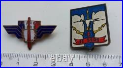 Insigne matriculé FFL Transmissions Compagnie 61/81 Libération Provence 1944