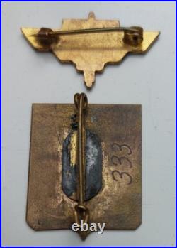 Insigne matriculé FFL Transmissions Compagnie 61/81 Libération Provence 1944