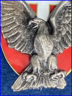 Insigne militaire 71e RIA Maurienne émaillé Arthus Bertrand Paris Savoie 17,8 g