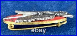 Insigne militaire 71e RIA Maurienne émaillé Arthus Bertrand Paris Savoie 17,8 g