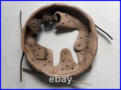 Intérieur cuir Casque allemand German Helmet troupe élite Waffen Normandie ww2