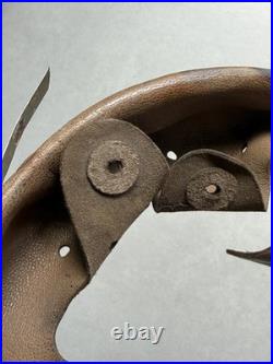 Intérieur cuir Casque allemand German Helmet troupe élite Waffen Normandie ww2