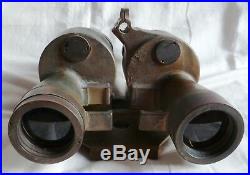 Jumelles De Bord Marine Wwii Bronze 8x50 Srpi Modele 1937 Binoculaires Navy Bino