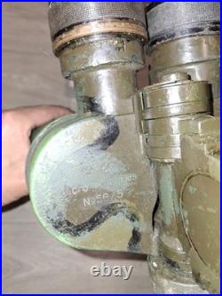 Jumelles binoculaires périscope 12x50 armée française militaria ww2 / HUET MG
