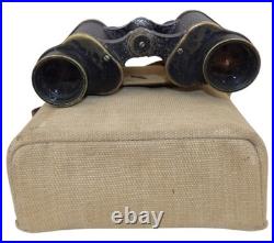 Jumelles d'officier avec étui BEF GB WW2 anglais