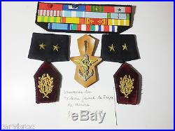 Képi de général médecin Guy COROLLEUR médaille coloniale indochine 39-45 14-18