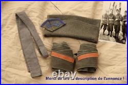 Kit accessoires d'uniforme pour reconstitution WW2 France 1939 1940