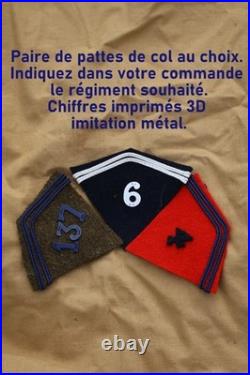 Kit accessoires d'uniforme pour reconstitution WW2 France 1939 1940