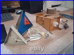 LOT DE 2 Lampes anciennes Mirador en métal Amicale Déportés WW2 Rare F