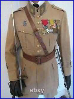 Legion Etrangere Lot Tenue Uniforme Officer 5° Rei Indochine 1941