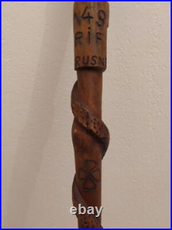 Ligne Maginot Canne d'un soldat du 149eme RIF à Crusnes en 1940 rare