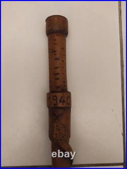 Ligne Maginot Canne d'un soldat du 149eme RIF à Crusnes en 1940 rare