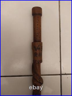 Ligne Maginot Canne d'un soldat du 149eme RIF à Crusnes en 1940 rare