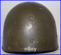 Liner sous casque américain 130e régiment dinfanterie 44e DI WW2 US helmet WWII