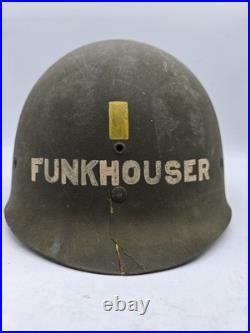 Liner sous casque américain US WW2 nominatif militaire militaria guerre ww2 wwii