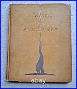 Livre Mémorial de l'Alliance Réseau de Résistance 1939-1945